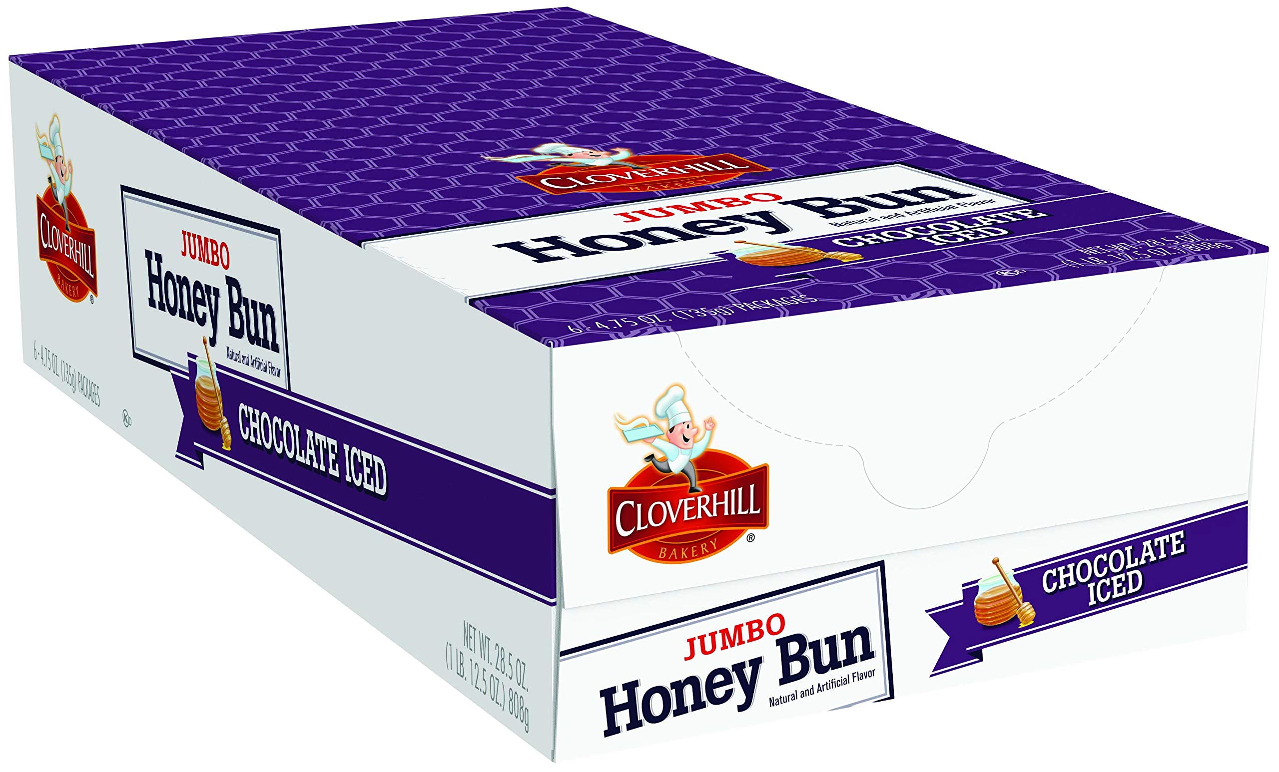 bunbun⭐︎専用 Amazon.com: Cloverhill Jumbo Honeybuns, Chocolate Iced